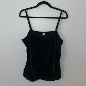 Black Velvet Tanktop